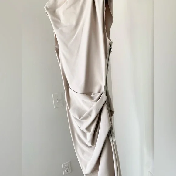 LANVIN SS11 Sleeveless Beige Dress